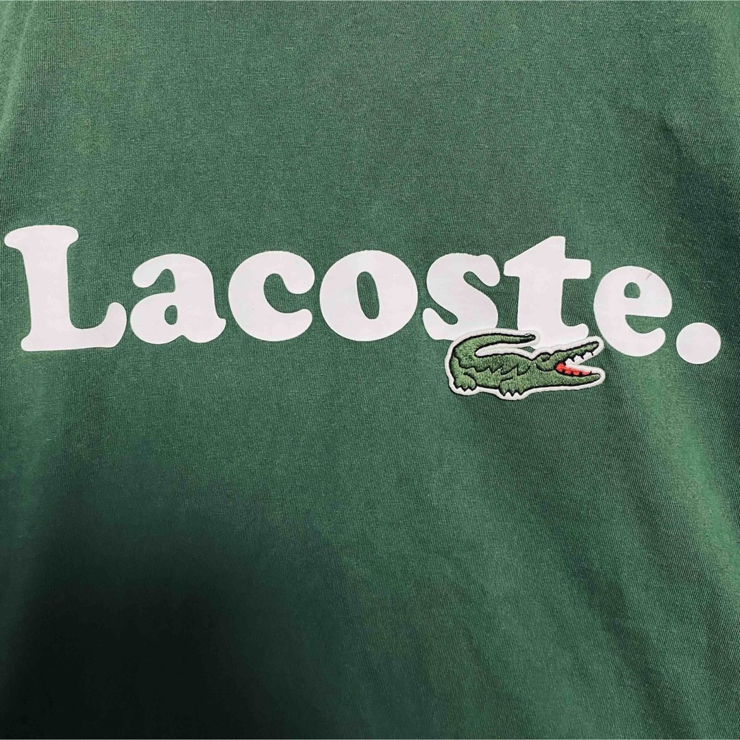 《超希少》LACOSTE☆ラコステ☆バックロゴ刺繍☆ワニロゴ☆レアカラー☆M☆黒