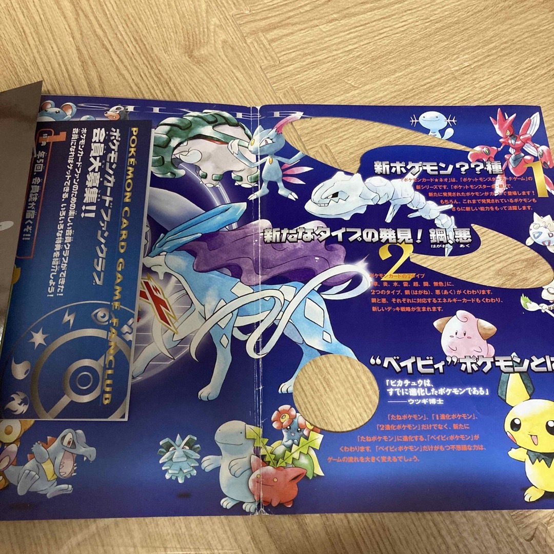 ポケモン(ポケモン)のポケモンカードneo 金銀　ファイル エンタメ/ホビーのアニメグッズ(カード)の商品写真