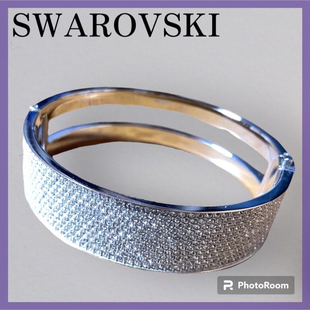 SWAROVSKI - 美品✨スワロフスキー SWAROVSKI バングル ブレスレット