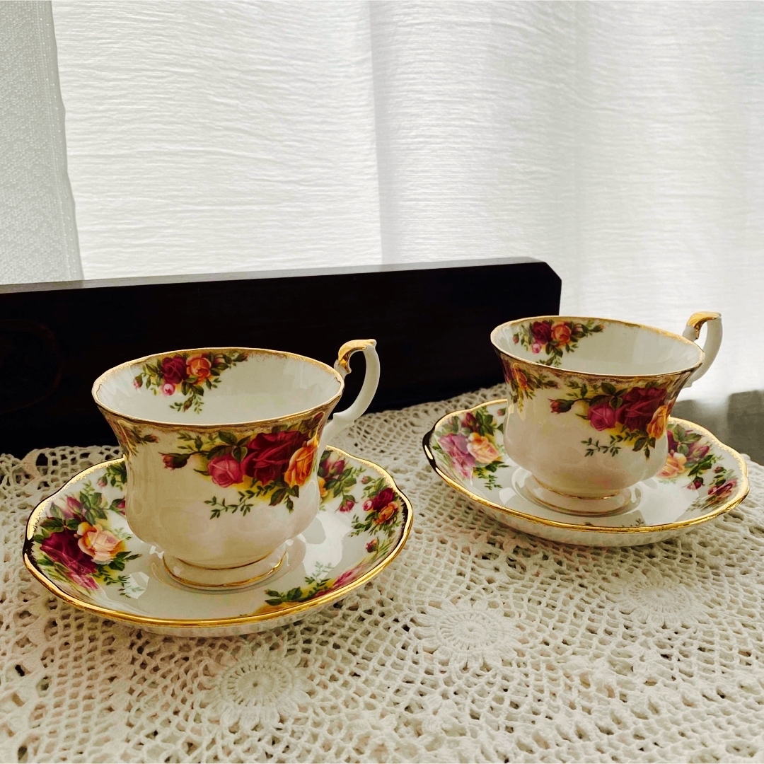 ROYAL ALBERT  オールドカントリーローズ カップ\u0026ソーサー2客セット