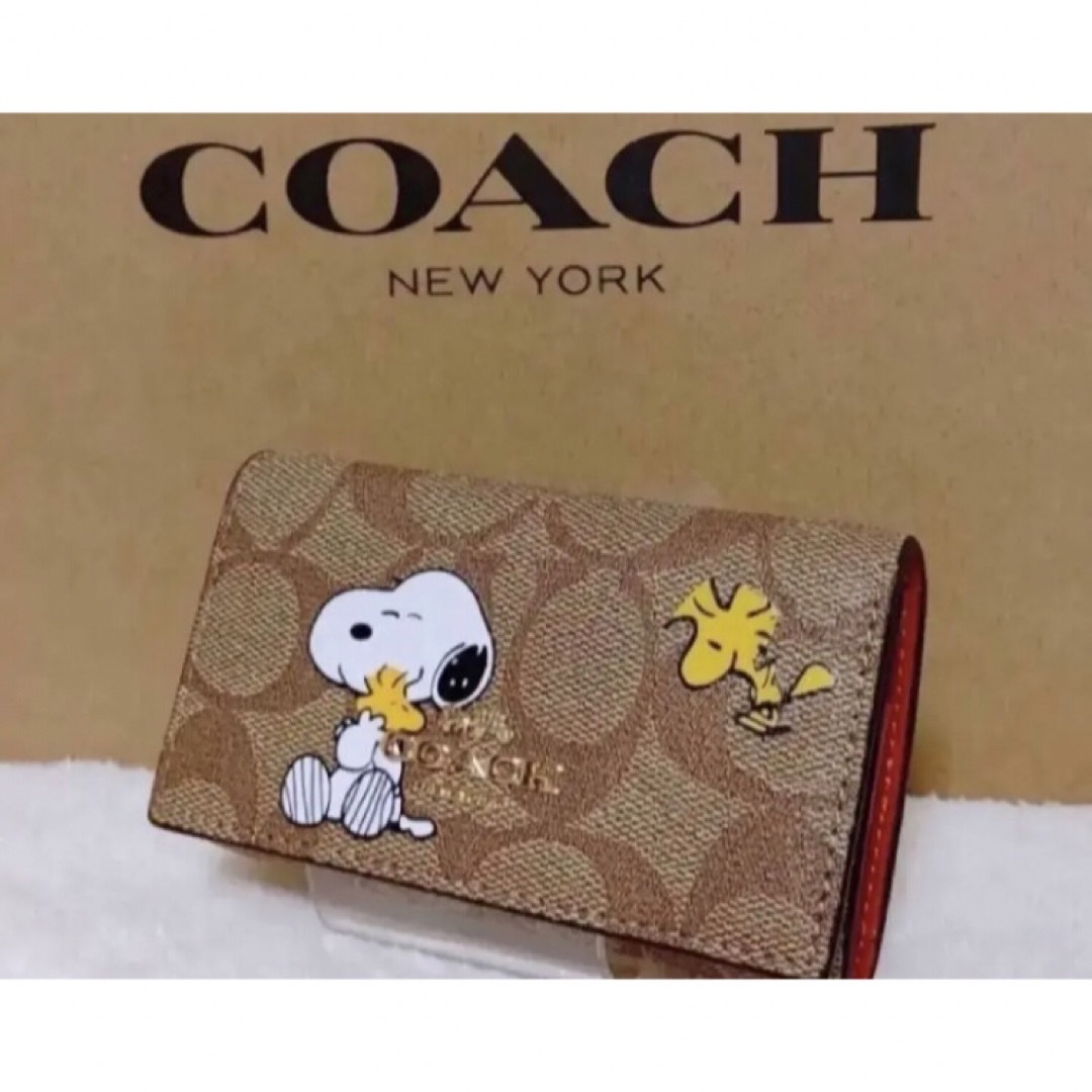 COACH - 【新品未使用】COACH xピーナッツ限定コラボ 5連キーケース