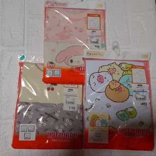 ニシマツヤ(西松屋)の新品　すみっコ　マイメロ　さくらんぼ　あったか半袖インナ　100　2枚組3セット(下着)