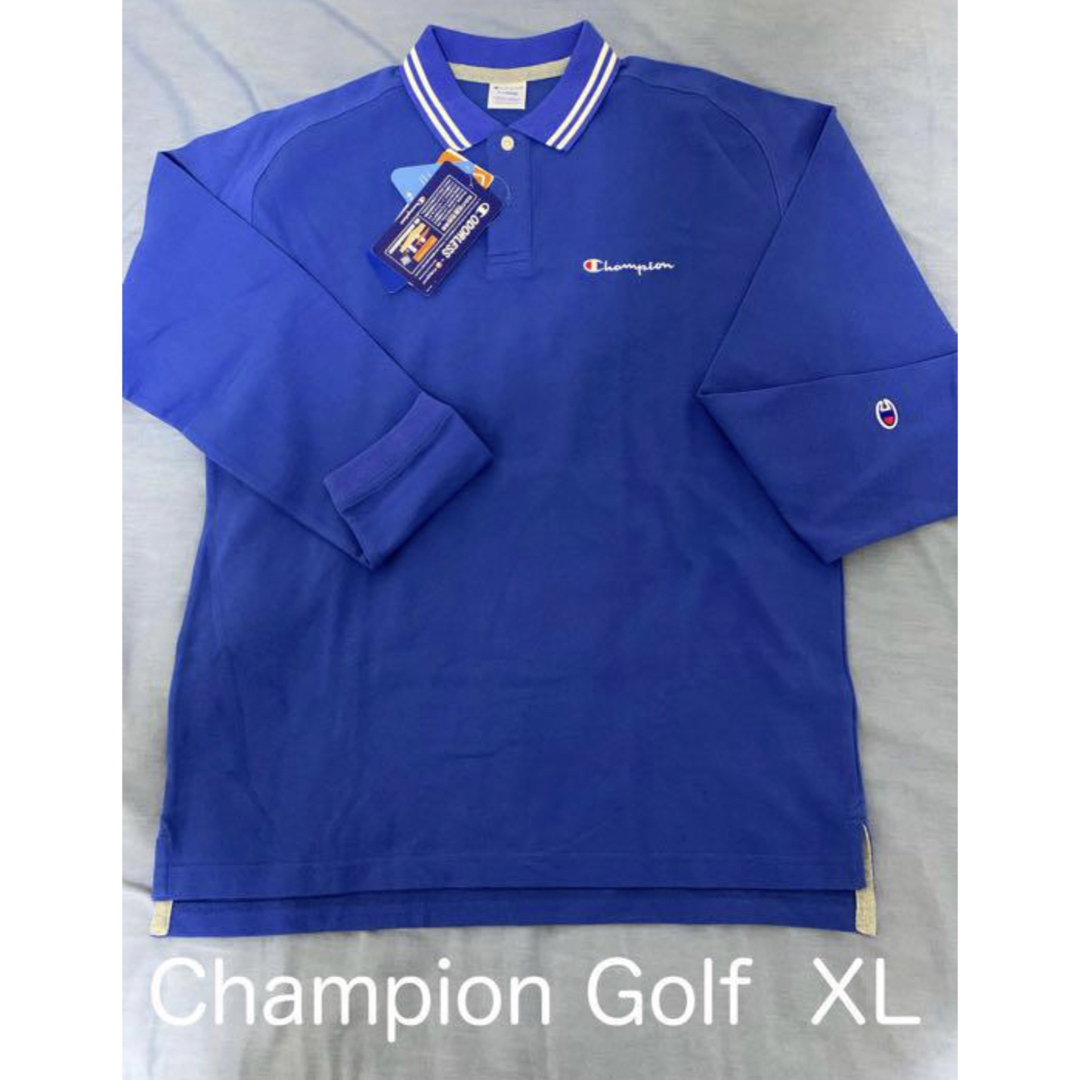 Champion(チャンピオン)のチャンピオンゴルフ　長袖ポロシャツ　XL スポーツ/アウトドアのゴルフ(ウエア)の商品写真