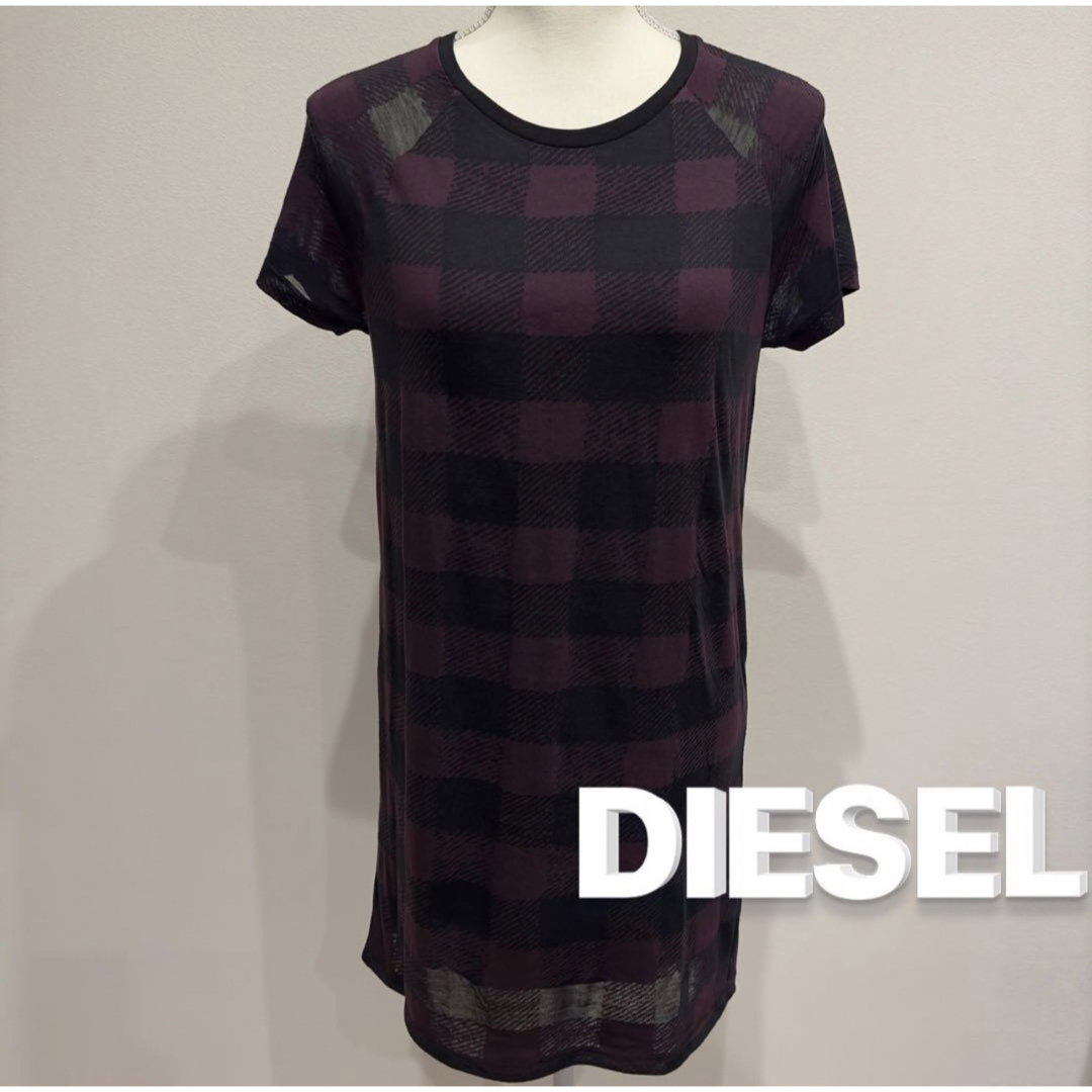 DIESEL ディーゼル チュニック チェック柄 | フリマアプリ ラクマ