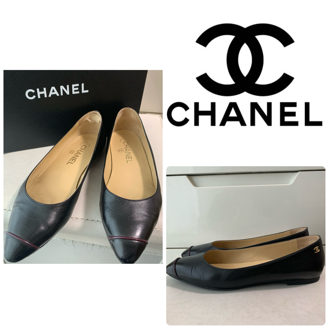 ✨CHANEL✨ハイヒール ココマーク パンプス 23.5cmブラック レザー