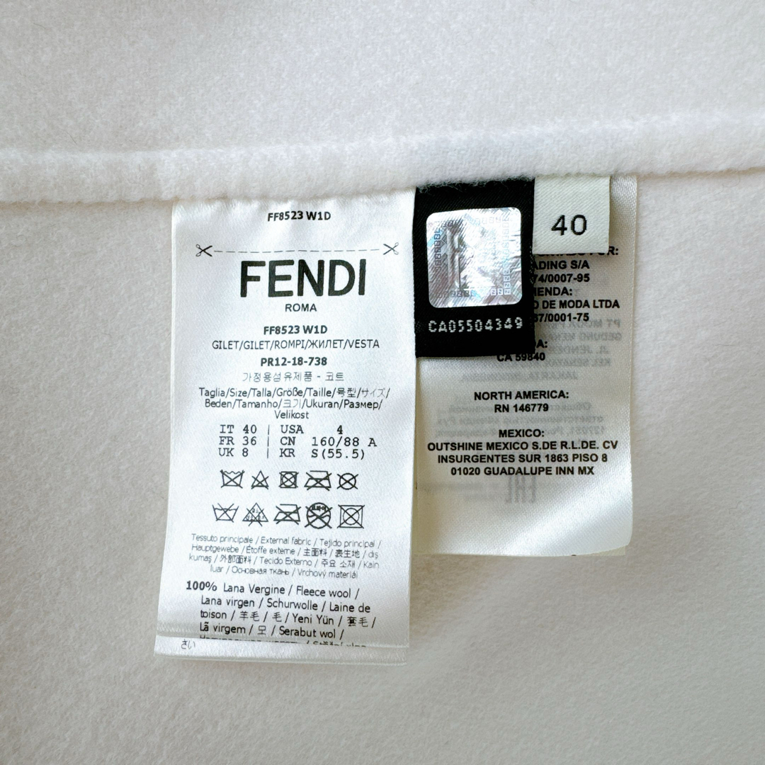 FENDI(フェンディ)のFENDI ジレ レディースのトップス(ベスト/ジレ)の商品写真