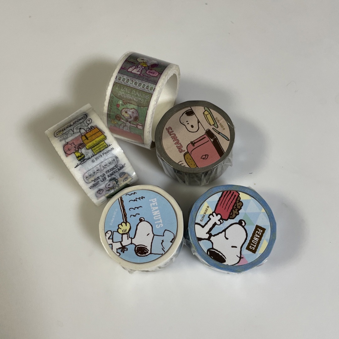 SNOOPY - スヌーピー マスキングテープ 5点セットの通販 by おゆ's