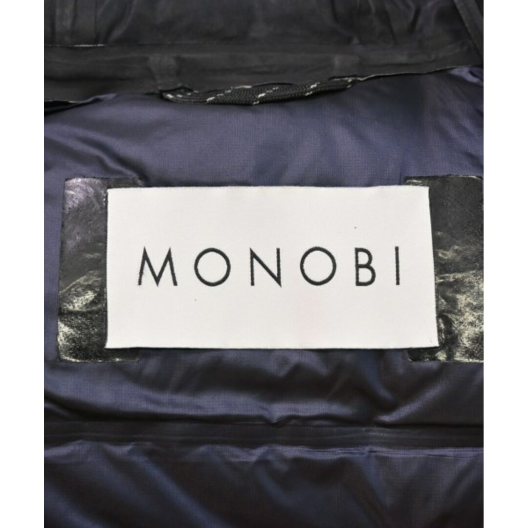 MONOBI - MONOBI モノビ ダウンジャケット/ダウンベスト S 紺 【古着