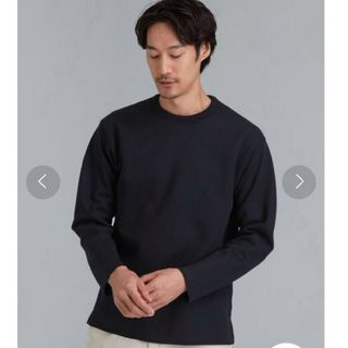 ユナイテッドアローズグリーンレーベルリラクシング(UNITED ARROWS green label relaxing)のCSM ダブルフェイス クルーネック 長袖 カットソー(Tシャツ/カットソー(七分/長袖))