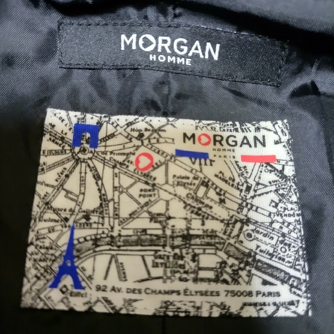 MORGAN グレー Lサイズ フード付き
