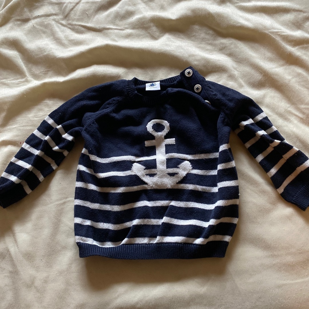 PETIT BATEAU(プチバトー)のプチバトー　マリンニット キッズ/ベビー/マタニティのキッズ服女の子用(90cm~)(ニット)の商品写真