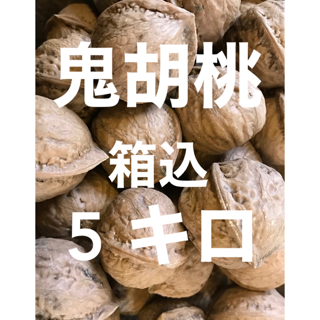 ★令和５年 新潟産 新物・鬼胡桃★無農薬 天然 殻付き鬼くるみ 箱込10キロ