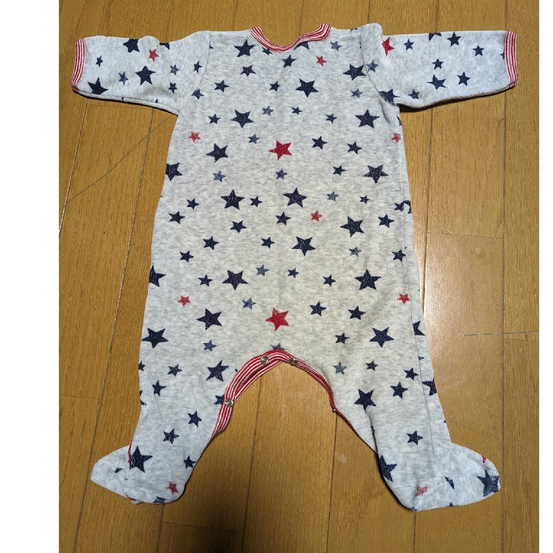 81cm  PETIT BATEAU プチバトー カバーオール ロンパース