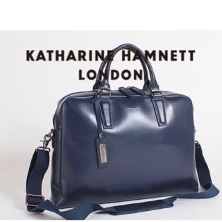 キャサリンハムネット(KATHARINE HAMNETT)の【キャサリンハムレット】【ブランド】ネイビートートバッグ(トートバッグ)