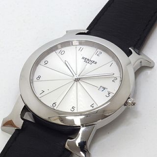 エルメス HERMES HR1.510 Hウォッチ ロンド デイト クォーツ レディース _758079