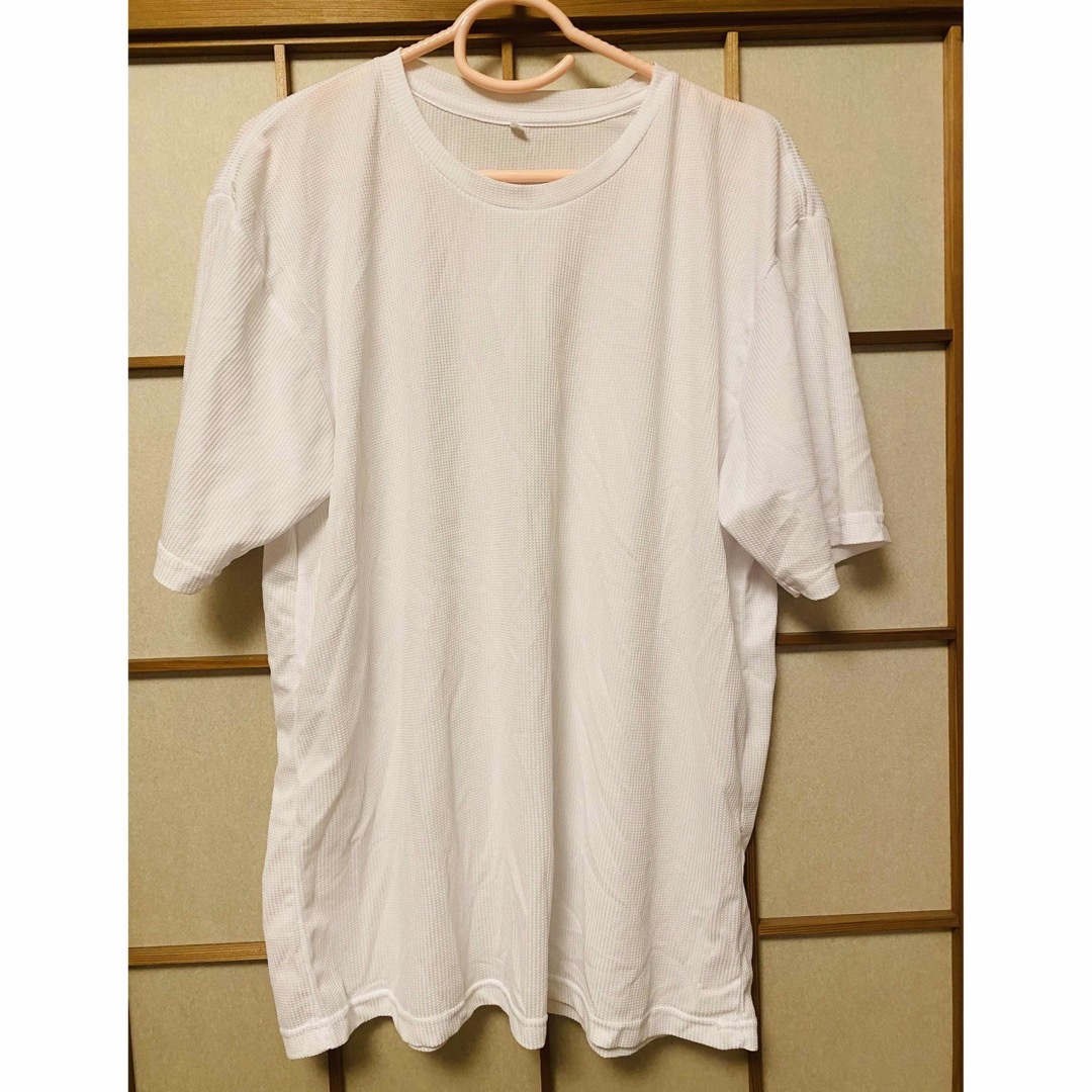 AEON(イオン)のメンズ　大きい服　コーナン　半袖　Tシャツ　3L 白 メンズのトップス(Tシャツ/カットソー(半袖/袖なし))の商品写真