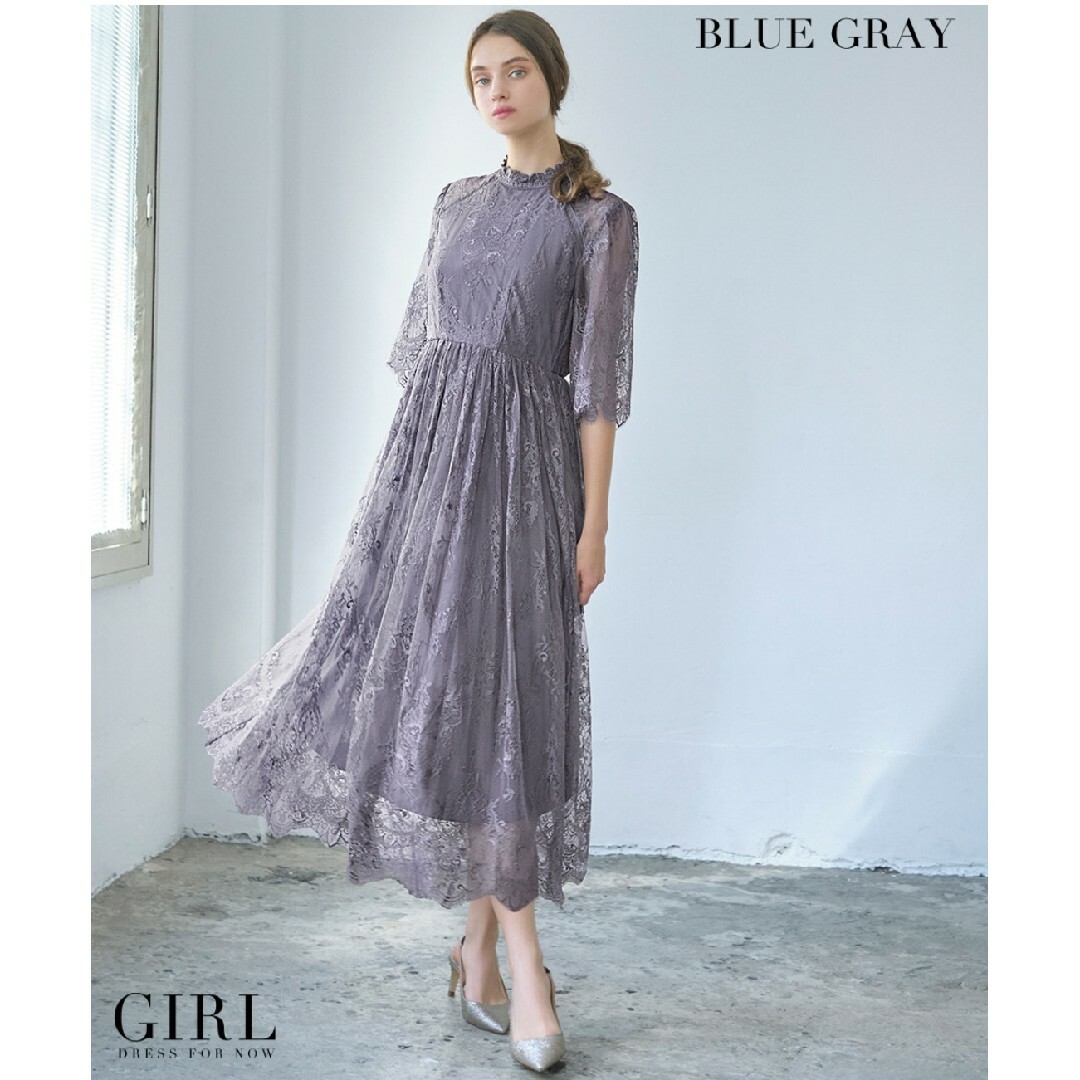 GIRL Dress for now プリーツパーティードレス　大きいサイズ