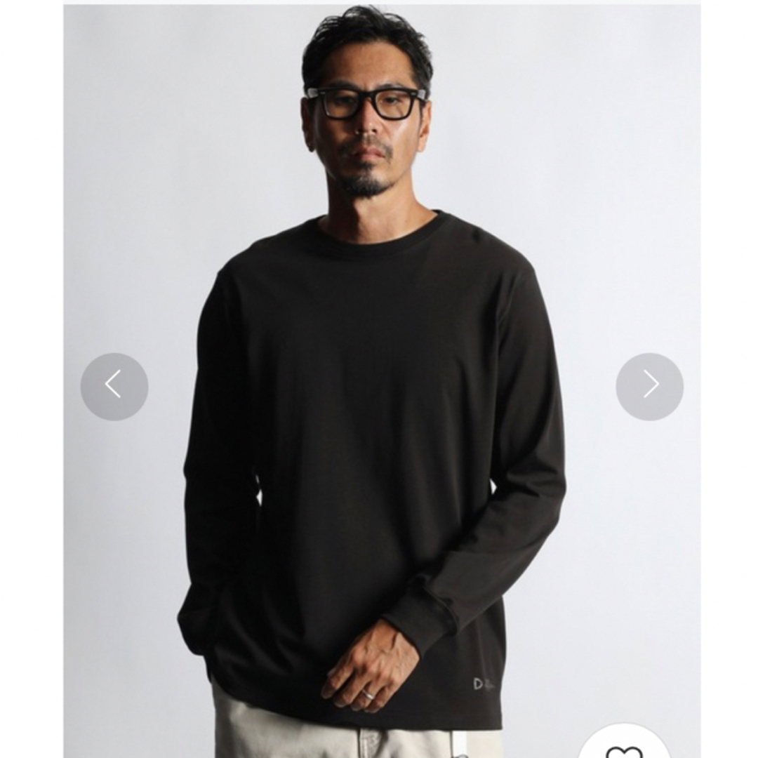 【定価7,700円】ワンポイント ロングスリーブTシャツ ロンT XL