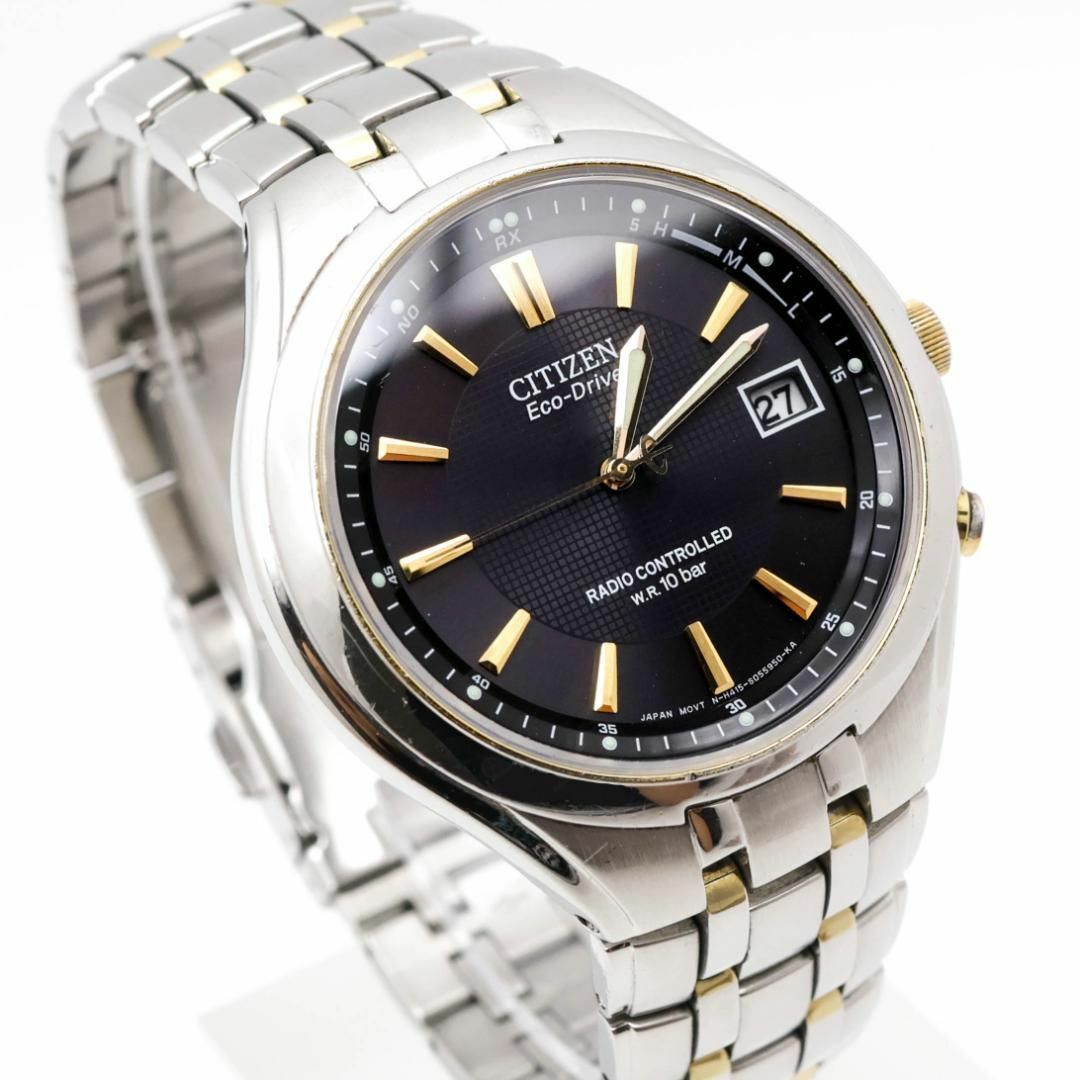 《一点物》CITIZEN Eco-Drive 腕時計 電波ソーラー メンズl