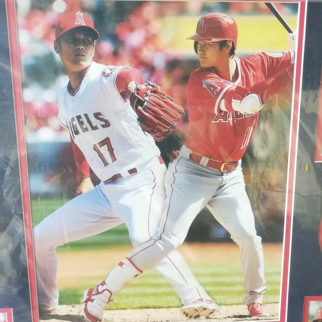 大谷翔平【エンゼルス】フォトフレーム＊Fanatics製＊ボール片入＊MLB公式