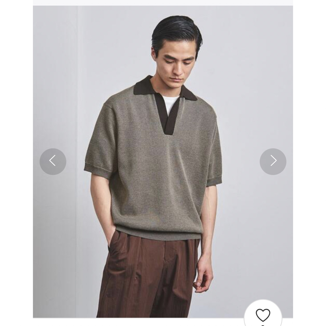 UNITED ARROWS コットン/アクリル タック スキッパー