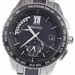 セイコー(SEIKO)のセイコー SEIKO SAGA173/8B54-0BD0 ブライツ ワールドタイム ソーラー電波 メンズ 箱・保証書付き_773490(腕時計(アナログ))