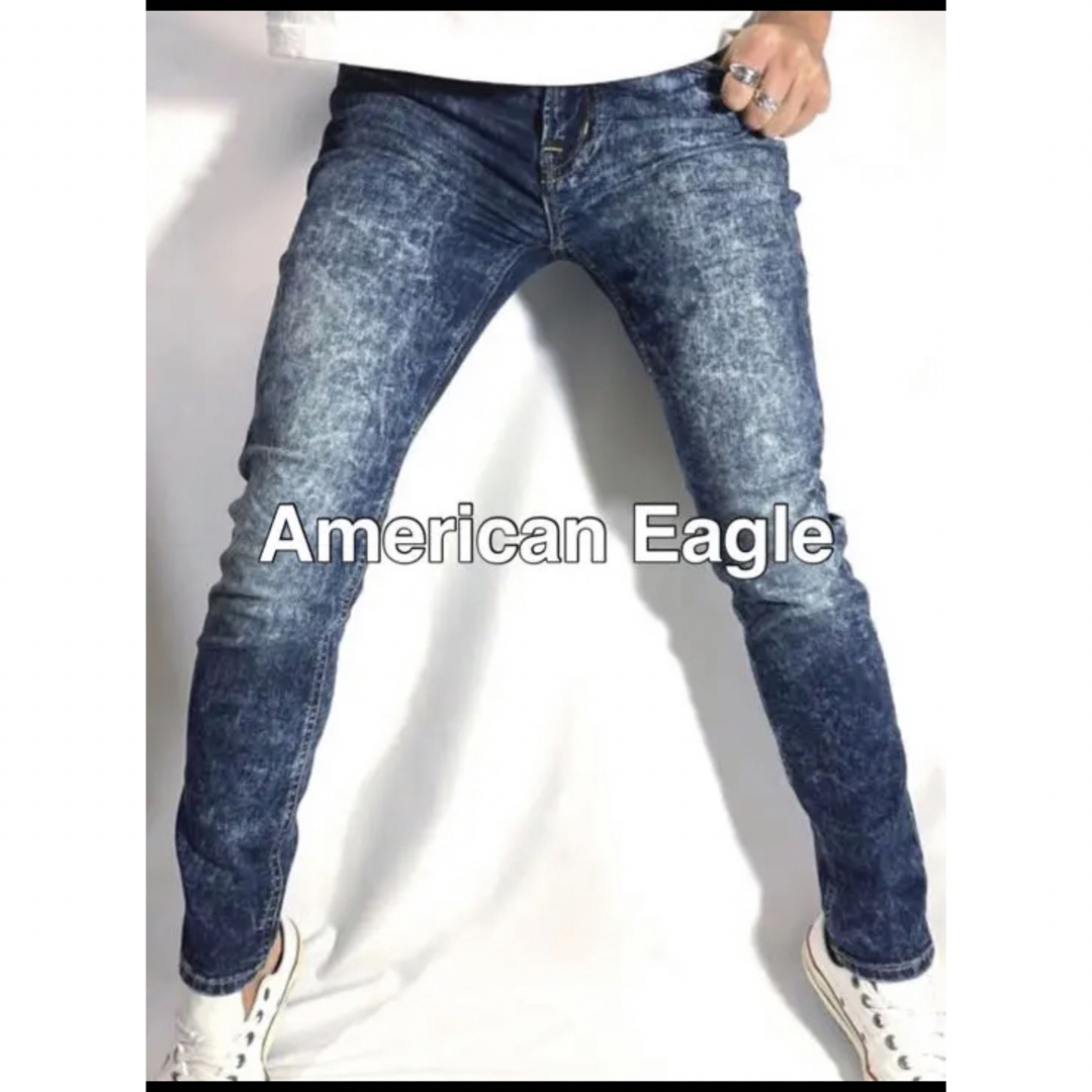 American Eagle(アメリカンイーグル)のアメリカンイーグル｜ケミカルスーパースキニーデニム30×30 メンズのパンツ(デニム/ジーンズ)の商品写真