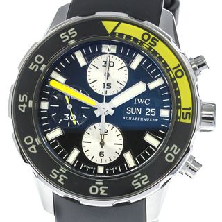 インターナショナルウォッチカンパニー(IWC)のIWC IWC SCHAFFHAUSEN IW376702 アクアタイマー クロノグラフ デイデイト 自動巻き メンズ 保証書付き_772568(腕時計(アナログ))