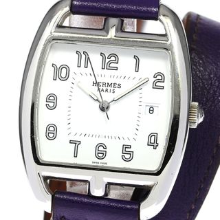 エルメス(Hermes)のエルメス HERMES CT1.710 ケープコッド トノー ドゥブルトゥール クォーツ メンズ _770586【ev10】(腕時計(アナログ))