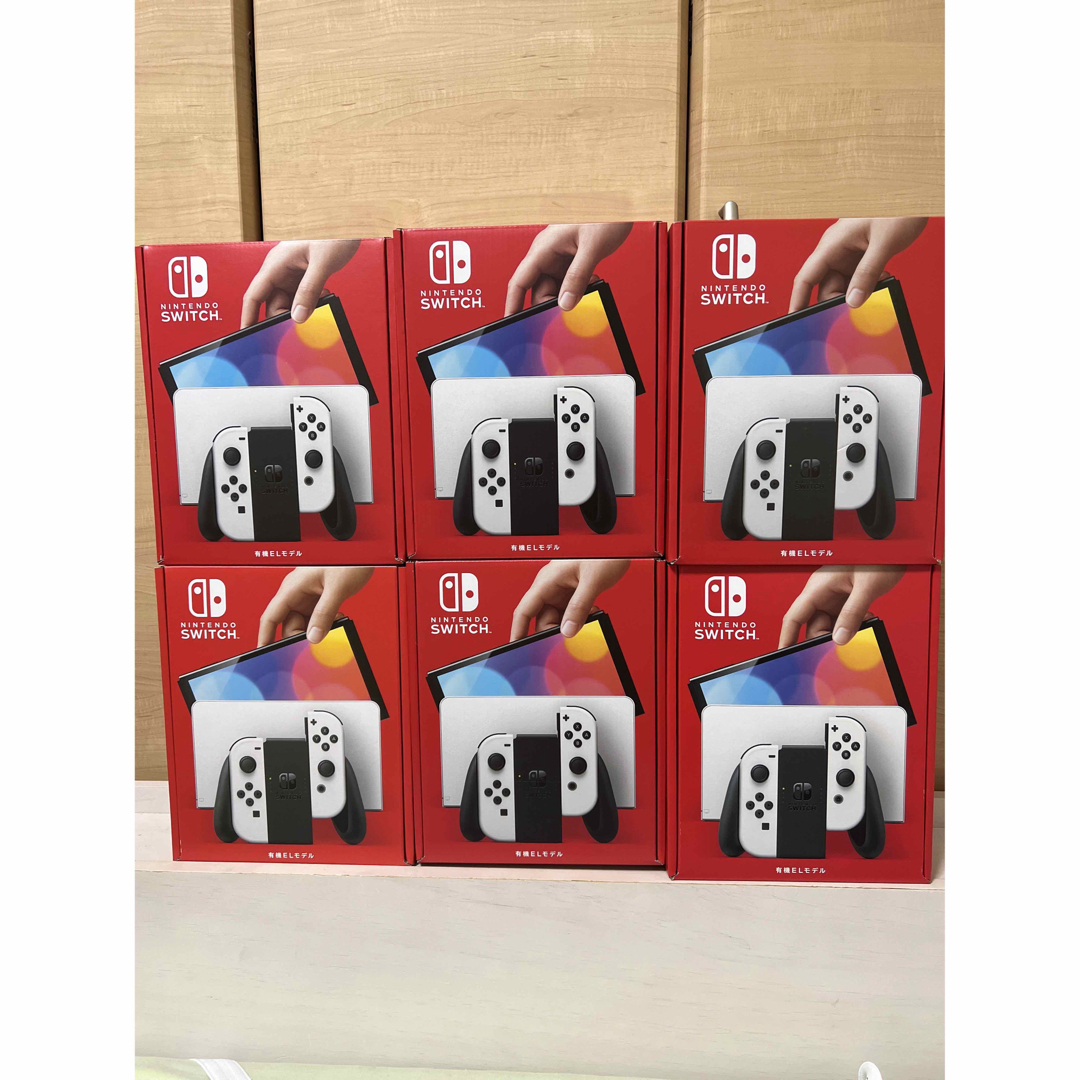 任天堂 Switch有機EL6台 ホワイト6台 新品未使用品 - 家庭用ゲーム機本体
