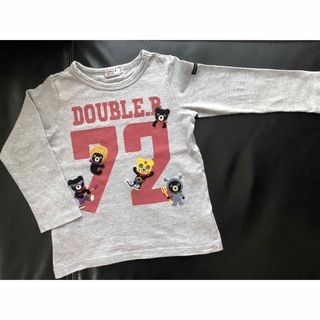 ダブルビー(DOUBLE.B)のミキハウス　ダブルディー　長袖シャツ　カットソー(Tシャツ/カットソー)