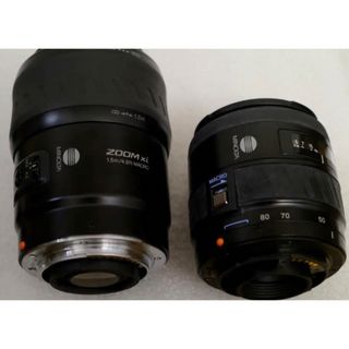 コニカミノルタ(KONICA MINOLTA)の【美品】ミノルタ レンズ2本セット AF ZOOM 100-300 28-80(レンズ(ズーム))