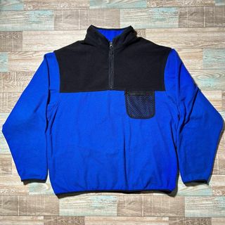 エディーバウアー(Eddie Bauer)の90s EBTEK エディーバウアー フリース ハーフジップ アノラック XL(ブルゾン)