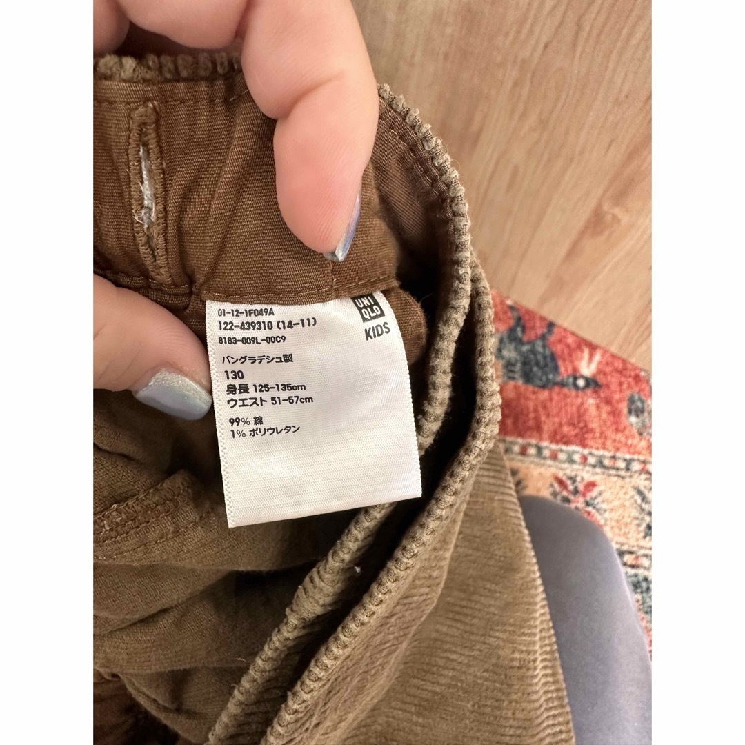 UNIQLO(ユニクロ)のUNIQLO キッズ　キュロット キッズ/ベビー/マタニティのキッズ服女の子用(90cm~)(スカート)の商品写真