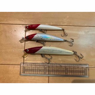 ダイワ(DAIWA)のシーバス　ルアー　ミノー　レッドヘッド　３個セット(ルアー用品)