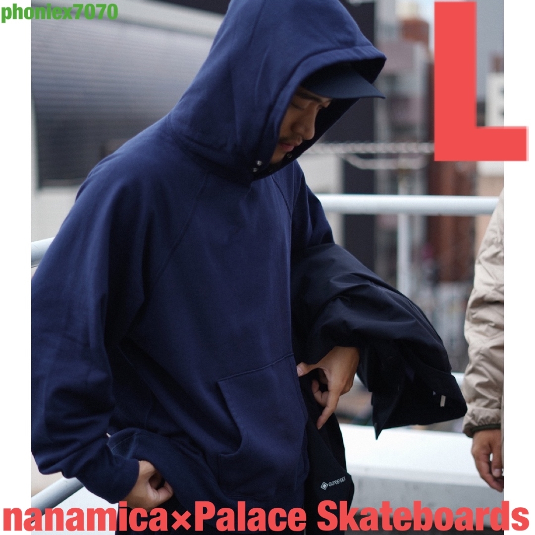 nanamica palace skateboards hooded sweat