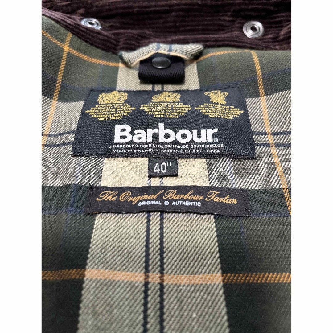 Barbour SL BORDER 40 SAGE 英国製 オイルド美品