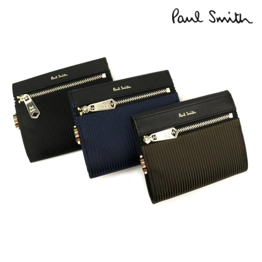 Paul Smith(ポールスミス)のポールスミス 折り財布 ウォレットポーチ マルチケース ナイロン 小銭入れ 黒色 メンズのファッション小物(折り財布)の商品写真