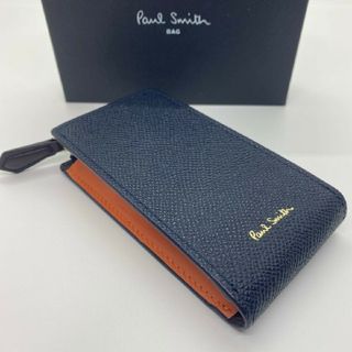 ポールスミス(Paul Smith)のポールスミス キーケース カラーフラッシ バイカラー キーホルダー ネイビー(キーケース)