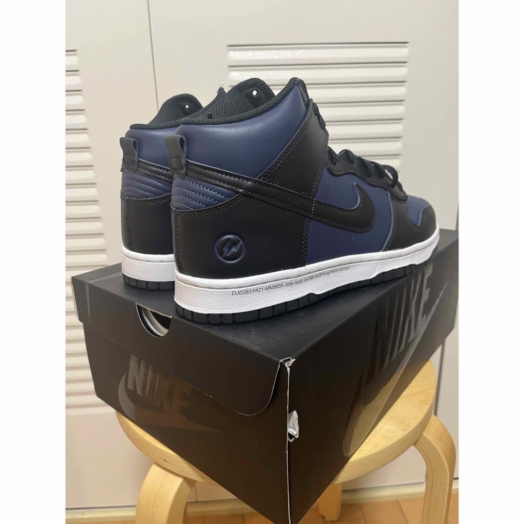 新品NIKEナイキ DUNK HI×FRAGMENT フラグメント スニーカー