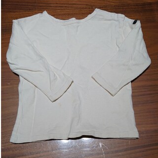 フタフタ(futafuta)の白 長袖Tシャツ ロンT 95(Tシャツ/カットソー)