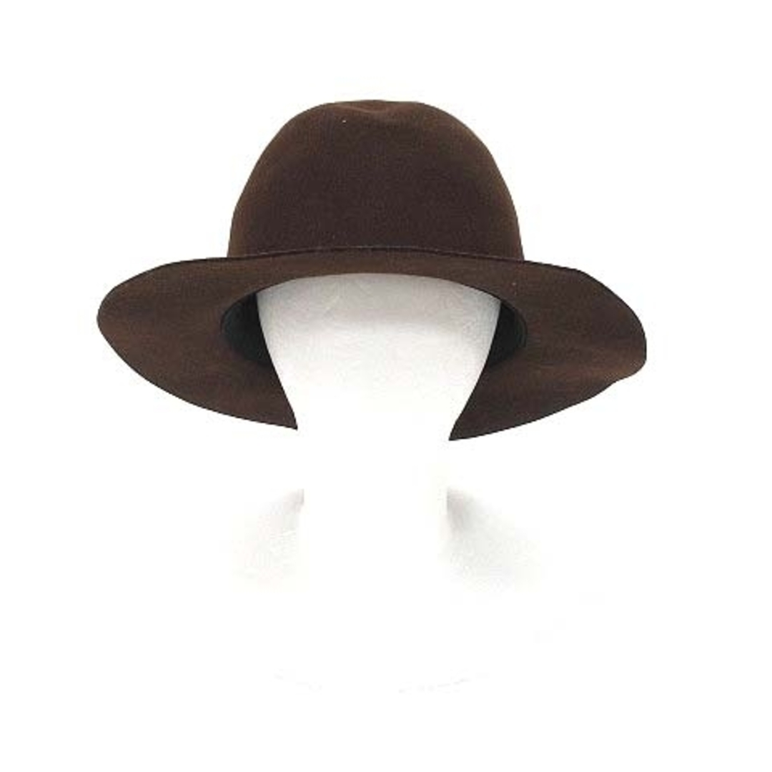 BEAUTY&YOUTH UNITED ARROWS(ビューティアンドユースユナイテッドアローズ)のB&Y ユナイテッドアローズ 帽子 フェルトハット 中折れ帽 ウール 茶 レディースの帽子(その他)の商品写真