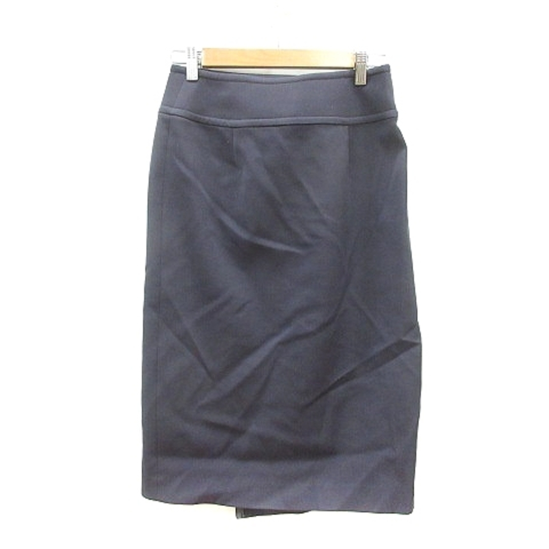 Noble(ノーブル)のノーブル NOBLE ラップスカート タイト ミモレ ロング 36 紫 パープル レディースのスカート(ロングスカート)の商品写真