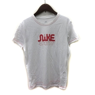 ナイキ(NIKE)のナイキ Tシャツ カットソー 半袖 L 白 ホワイト /YI(Tシャツ(半袖/袖なし))