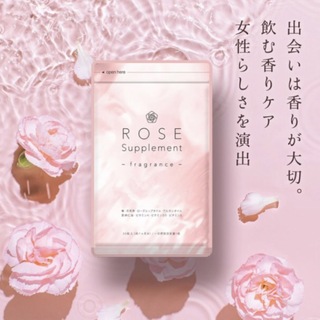 ローズサプリメント　Rose Supplement 約3ヵ月分 エチケット(コラーゲン)