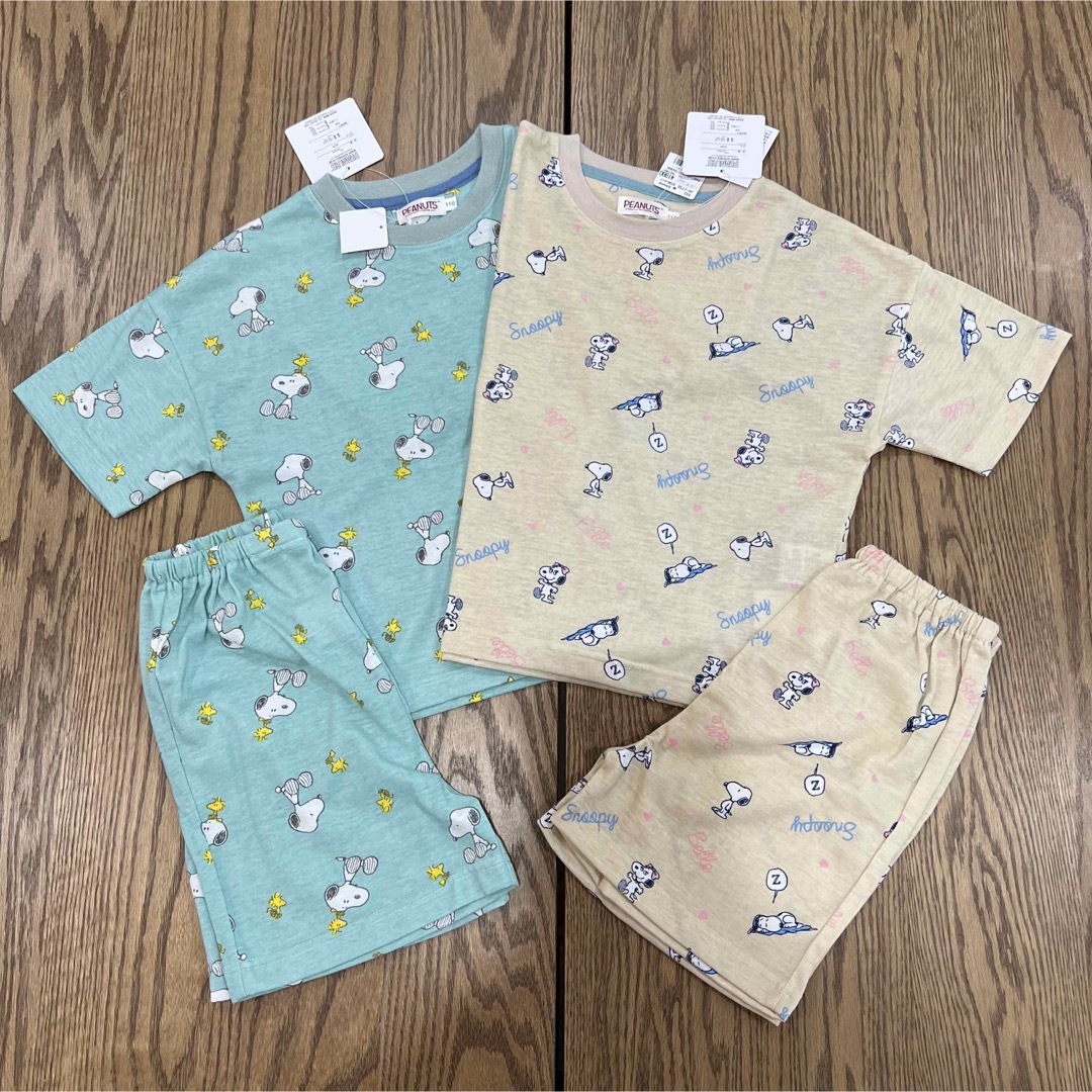 SNOOPY(スヌーピー)の《PEANUTS》 スヌーピー　パジャマ★110 キッズ/ベビー/マタニティのキッズ服女の子用(90cm~)(パジャマ)の商品写真