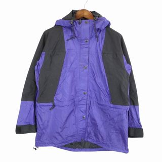 ザノースフェイス(THE NORTH FACE)の90年代 THE NORTH FACE ノースフェイス GORE-TEX ゴアテックス マウンテンライトジャケット パーカー ブルー(レディース M)中古 古着 O5272(その他)