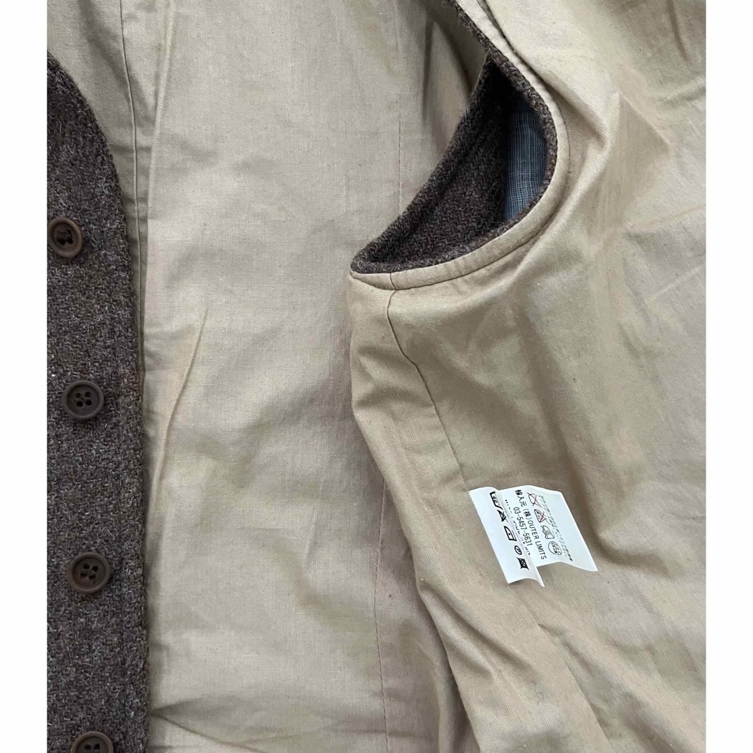 Nigel Cabourn - 50 ブラウン ナイジェルケーボン ハリスツイード ...