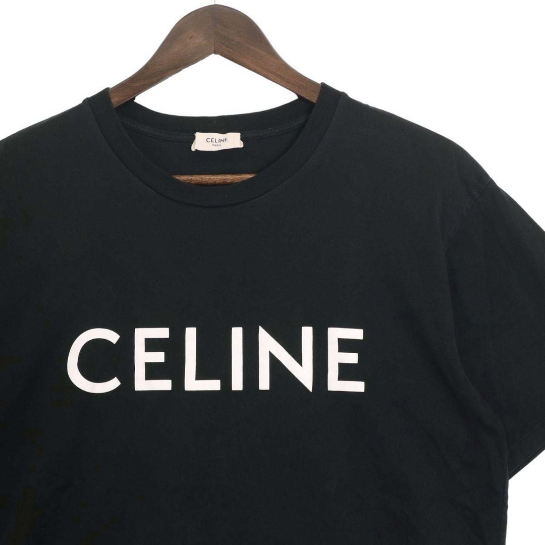 celine - セリーヌ ロゴ プリント ルーズ Tシャツ 2X764671Q