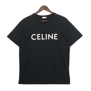 セリーヌ CELINE フィービー期 ラメプリント フォトプリント 半袖Tシャツ M /ブラック 黒 トップス カットソー TEE【2400013550239】